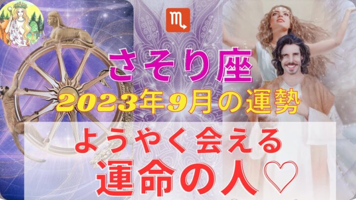 蠍座さん♏️⭐️9月は大変容します❣️⭐️やっと会える、大切な人⭐️何度も願ってきたことが叶う⭐️