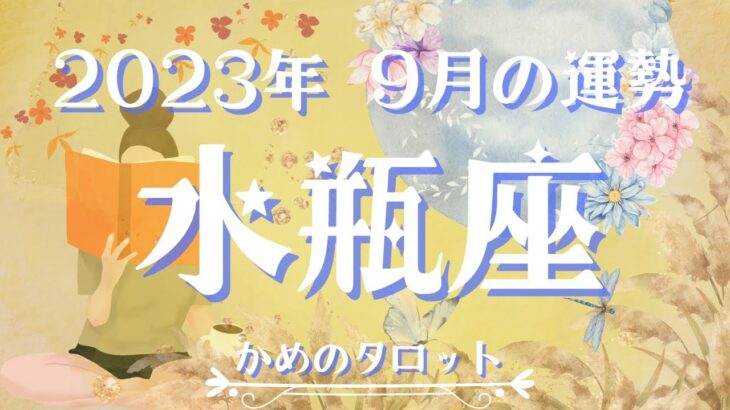 【タロット】水瓶座さんの9月の運勢を占いました🔮不安な気持ちも認めつつ変化する時✨ラッキーカラー/ラッキーナンバー/当たるタロット💎タロットリーディング