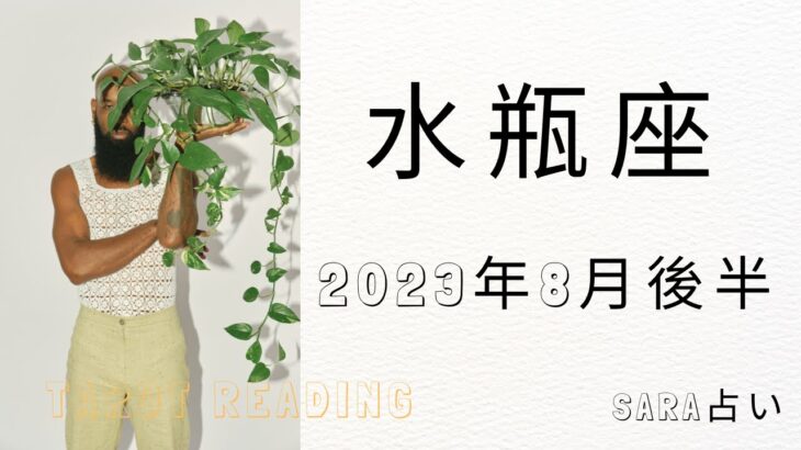 ♒水瓶座♒2023年8月16日～31日までの運勢【タロット占い】