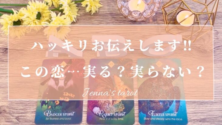 覚悟して見てください⚠️ピリ辛あり‼️【恋愛💓】この恋…実る？実らない？【タロット🔮オラクルカード】片思い・復縁・複雑恋愛・音信不通・あの人の気持ち・本音・未来・恋の行方・片想い