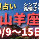 山羊座♑️今週占い【9/9〜15日】まで✨（シンプルな週👍）