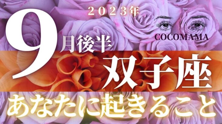 双子座♊️ 【９月後半⭐あなたに起きること】２０２３　ココママの個人鑑定級タロット占い🔮