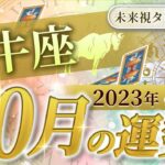 【牡牛座】おうし座🌈2023年10月💖の運勢✨✨✨仕事とお金・人間関係［未来視タロット占い］