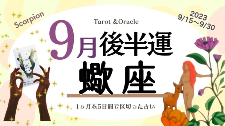 ※個人鑑定級【蠍座♏️】2023年9月後半運勢✨周りの方に感謝をする事が大切な運気😊🙌🌈想定外の事があったり✨改善したい事と向き合って行動を起こす事もあるかも✨良い方向へ進んでいきそうです✨