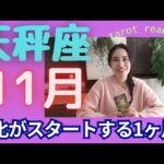 【天秤座】11月🍂自信ないなんて言ってられない！沢山の財産を築く！