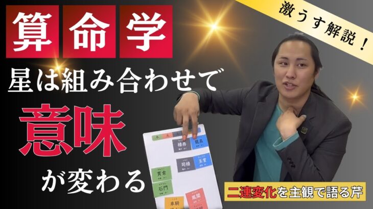 【算命学占い】教科書に載ってない独自解釈をエンタメ寄り解説【二連変化】