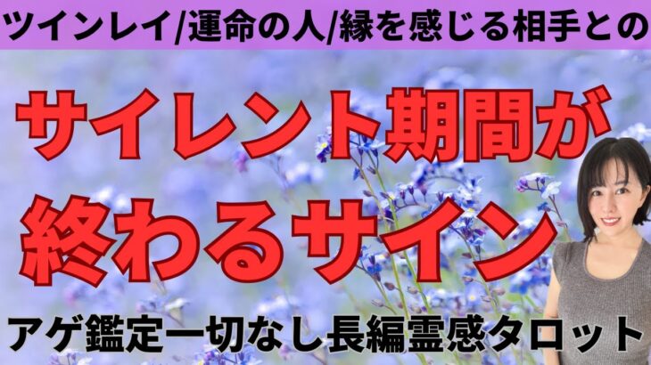 【見た時がタイミング🔔】サイレント終了サイン🌈ツインレイ/ソウルメイト/運命の相手/複雑恋愛/曖昧な関係/復縁/片思い/音信不通/ブロック/未既読スルー/好き避け/恋愛/結婚/占い/リーディング/霊視