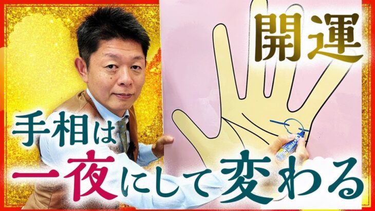 【手相】一夜にして手相は変わる 手相が先？出来事が先？『島田秀平のお開運巡り』開運