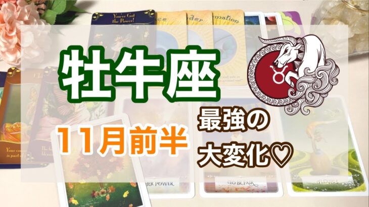 ♉️おうし座🐂11月前半の運勢⭐ここから始まる最強の大変化💓新しく生まれ変わる🌈🌼✨全体運✨仕事運✨恋愛運✨今のあなたに必要なメッセージ✨