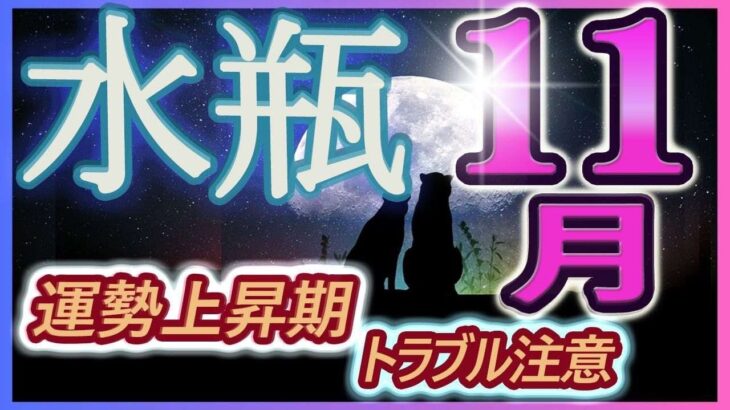 【2023年11月の運勢・水瓶座（みずがめ座）】西洋占星術×東洋占×タロット…水森太陽が全体運・仕事運・金運＆恋愛運を占います