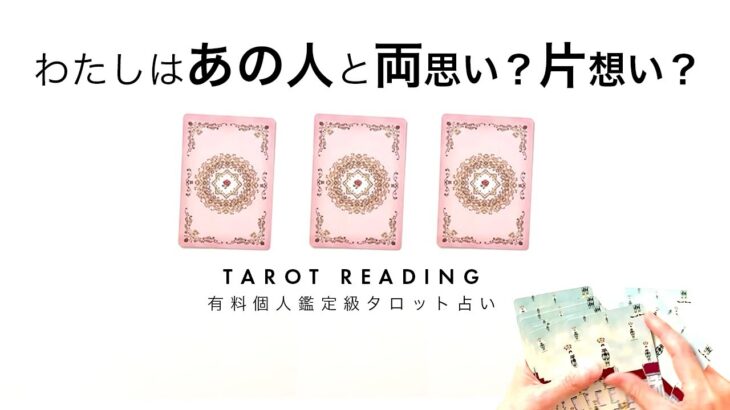 【タロット占い】あの人と私は両思い？片想い？🦄✨✨お相手のあなたへの本音を全力ガチ鑑定🍀✨✨お相手の気持ち・きっかけ・運命の日・未来など超詳細リーディング🧝‍♀️✨【３択占い】