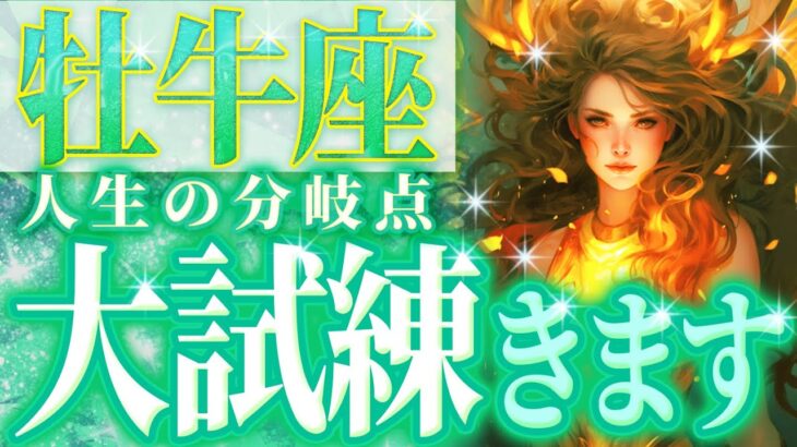 大きく人生を動かす局面【牡牛座♉️覚醒】圧倒的なリーダーシップをとって大感謝されます