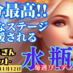 【水瓶座】♒️2023年11月6日の週♒️自分を肯定する時😊豊かなステージへ🌸皆が応援している‼️タロットリーディング🍀