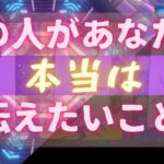 【神回❤️‍🔥】あの人が本当はあなたに伝えたいこと🦄💖タロット🌞🌈