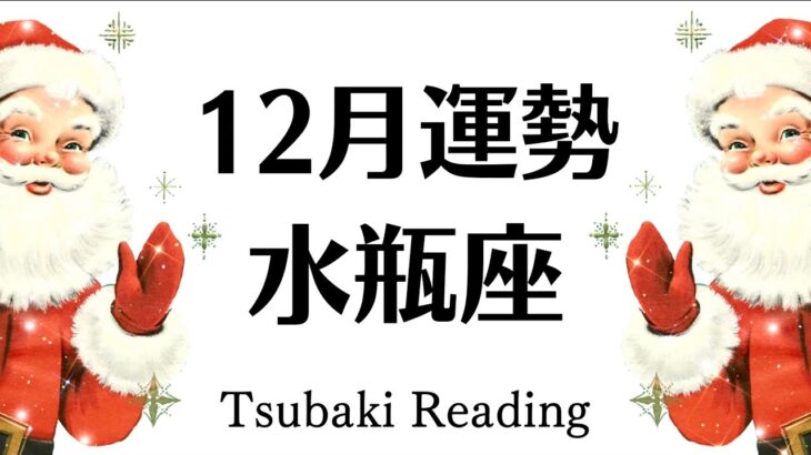 水瓶座の強運、もうレベルが違くて笑っちゃう。時代の絶対覇者、最高の締めくくりになる１２月運勢♒仕事恋愛対人♒個人鑑定級タロットヒーリング