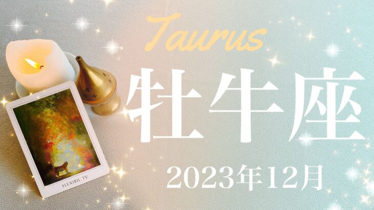 【おうし座】2023年12月♉️ミラクル！今年最後の大吉報！義務を手放した先に見えるもの、答えを出す、学びはもう十分