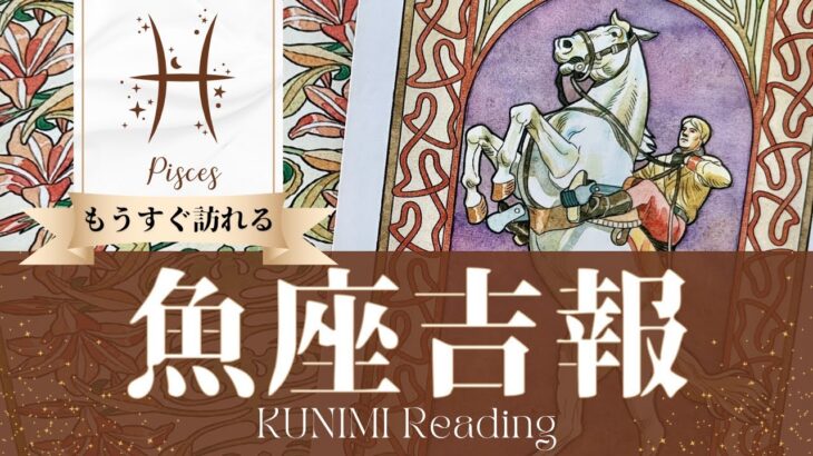 魚座♓吉報【ついにやって来る！成功をもたらす吉報🏇】もうすぐ訪れる幸運🍀どんな幸運が🍀どんな風に🍀いつ頃🌝月星座うお座さんも🌟タロットルノルマンオラクルカード