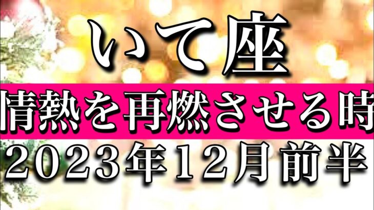 いて座♐︎2023年12月前半 情熱を再燃させる時　Sagittarius✴︎early December 2023