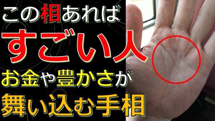 すごいポテンシャルのある人の手相！様々な幸運や豊かさに恵まれる相５選