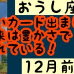 【12月前半の運勢】牡牛座　凄いカード出ました！未来は豊かさが溢れてる。超細密✨怖いほど当たるかも知れない😇#星座別#タロットリーディング#牡牛座