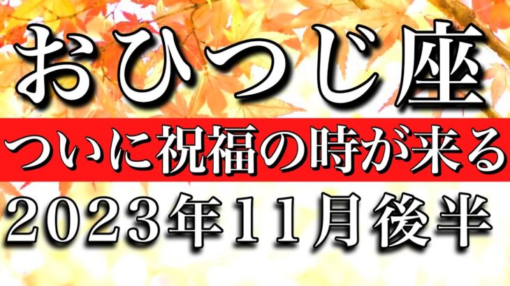 おひつじ座♈︎2023年11月後半 手放した自分に祝福を　Aries✴︎late November 2023