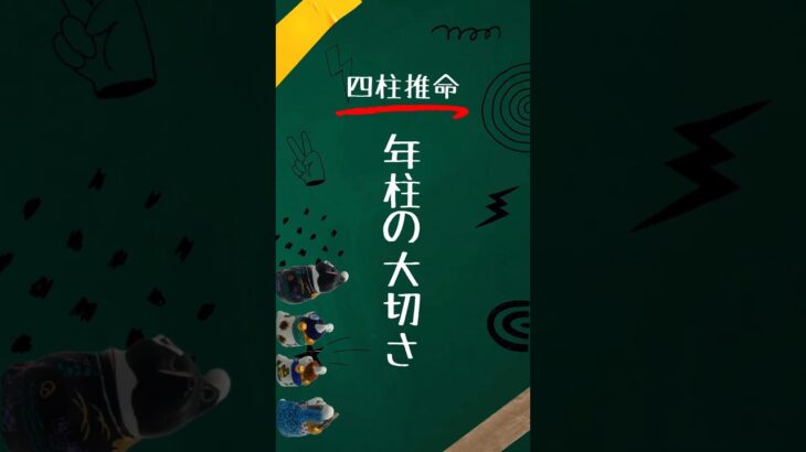 【四柱推命】年柱の大切さ★年柱の歴史 #四柱推命 #shorts