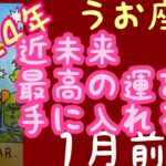 【1月前半の運勢】うお座　近未来、最高の運を手に入れる！超細密✨怖いほど当たるかも知れない😇#星座別#タロットリーディング#うお座