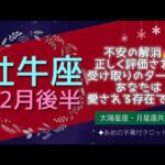 ［牡牛座］不安の解消🌈💖正しく評価されて受け取りのターンへ🎁✨愛される存在として輝いて❣️