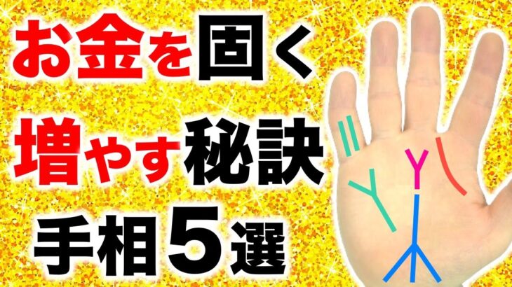 【手相】お金を増やす秘訣は手の平に有り！確実な金運手相５選