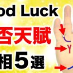 【手相】幸運がやってくる！ラッキー運否天賦手相５選