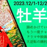 🌿牡羊座さん12月🌿願いが芋づる式で叶う幸運期！✨そして努力に見合う報酬もきちんと得る🌟#タロット #オラクルカード #運勢 #12月 #牡羊座 #占い #おひつじ座