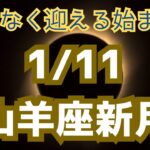 山羊座⭐️1/11山羊座新月からのメッセージ✨始まるよー✨✨✨