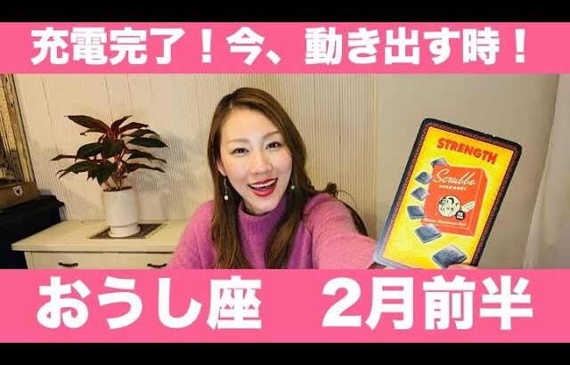 おうし座♉️2月前半🔮充電完了！今、動き出す時です！🔥成長できる道へ迷わず進む！💫