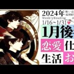 【1月16日~1月31日まで】あなたの運勢 Monthly Reading【2024年】忖度一切無し、タロット仕事/恋愛/金運/健康【本格辛口】【有料鑑定級】