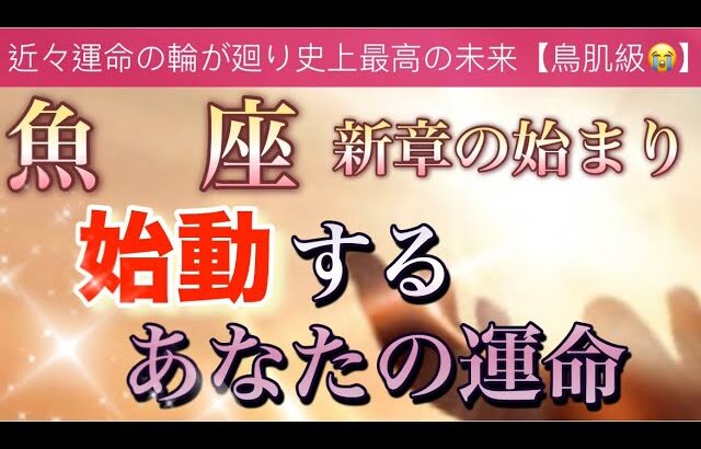 魚　座🌹【感動🥹】近々人生に起こる大改革🔥運命の引き寄せ✨全てには意味がある🌈個人鑑定級深掘りリーディング#潜在意識#ハイヤーセルフ#魂の声