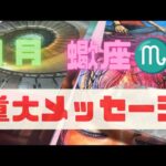 さそり座♏️1月🌕重大メッセージ‼️パワーが最強にみなぎる1月💕直感に研ぎ澄まされて大変な事に🤩