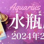 【みずがめ座】2024年2月♒️待望のゴーサイン！前進、扉の向こうへ、真実を告げるメッセージ、日常の中にある輝き、明らかに