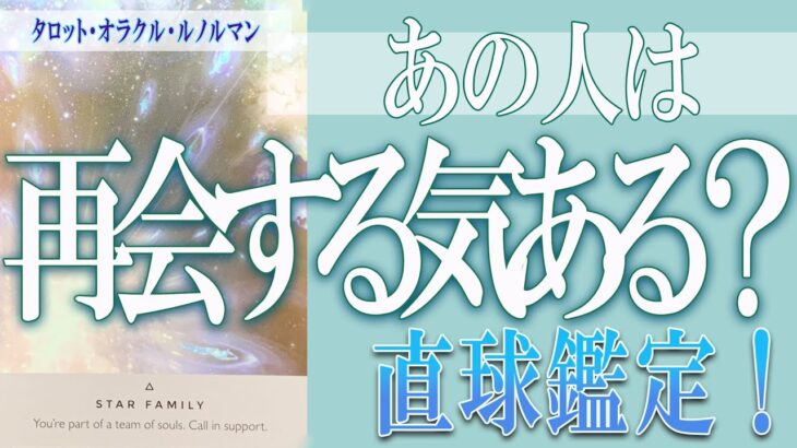 【タロット占い】【恋愛 復縁】【相手の気持ち 未来】あの人は、再会する気、ある❓❓😢⚡直球鑑定⚡【恋愛占い】