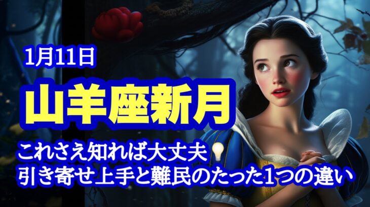 山羊座新月✨潜在意識のカラクリ📖引き寄せ上手と引き寄せ難民のたった1つの違いとは