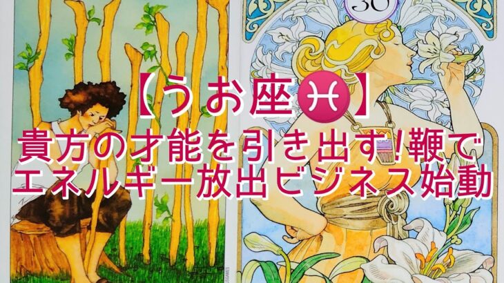 【うお座♓】貴方の才能を引き出す!鞭で　エネルギー放出ビジネス始動