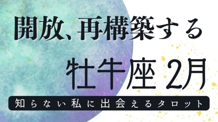 牡牛座2024年2月✨転換期💡情熱で走り切る🔥開放され行く先の勝ち取るもの、断捨離を問う、自己対話タロット💫自分と向き合う、当てないタロット占い&自由に質問オラクルカード✨令和六年二月おうし座運勢