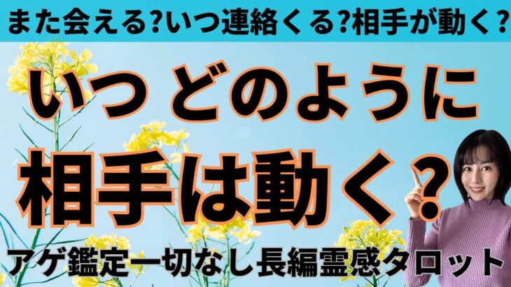 【見た時がタイミング🔔】いつどのように相手は動く❓ツインレイ/ソウルメイト/運命の相手/複雑恋愛/曖昧な関係/復縁/片思い/音信不通/ブロック/未既読スルー/好き避け/恋愛/結婚/占いリーディング霊視