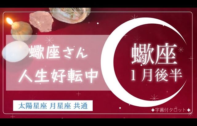 ［蠍座］仕事・金運良好‼️人間関係は次元上昇中につき、変化の兆し👀決断は◯◯が吉❣️