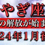 やぎ座♑︎2024年1月後半 お誕生日おめでとう🎉㊗️ 本当の解放が始まる！Capricorn✴︎late January 2024 tarot reading