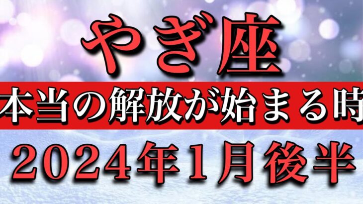 やぎ座♑︎2024年1月後半 お誕生日おめでとう🎉㊗️ 本当の解放が始まる！Capricorn✴︎late January 2024 tarot reading