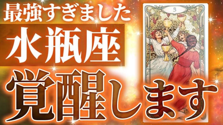 【2月の水瓶座の運勢深掘り】鳥肌が…タロットカードで水瓶座の運勢、金運、仕事、恋愛を占ったんだけど…..