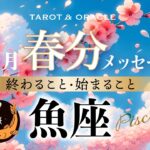 【魚座♓️3月運勢】💐ふさわしい場所へ向かう時🌈もっと洗練されたあなたへ✨タロット＆オラクルカードリーディング