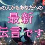 【◯さん緊急!!👀】あの人からあなたへの最新伝言💗恋愛タロット/オラクル