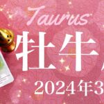 【おうし座】2024年3月♉️ 時が満ち運命が回り始める！自信を取り戻し柵を越える、逆転と復活、リミットがリミットで無くなるとき