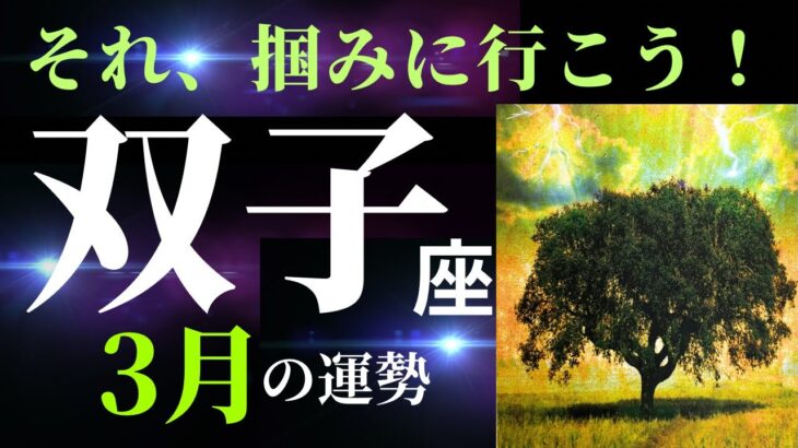 【双子座3月】特別なカードが出ています！今がチャンスのときです！タロット&オラクルカードリーディング